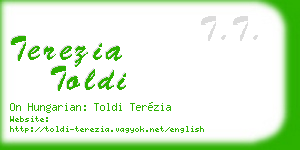 terezia toldi business card